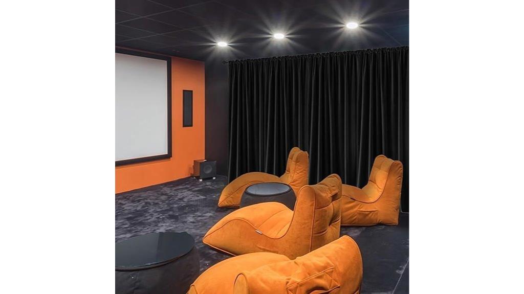 blackout theater curtain panel