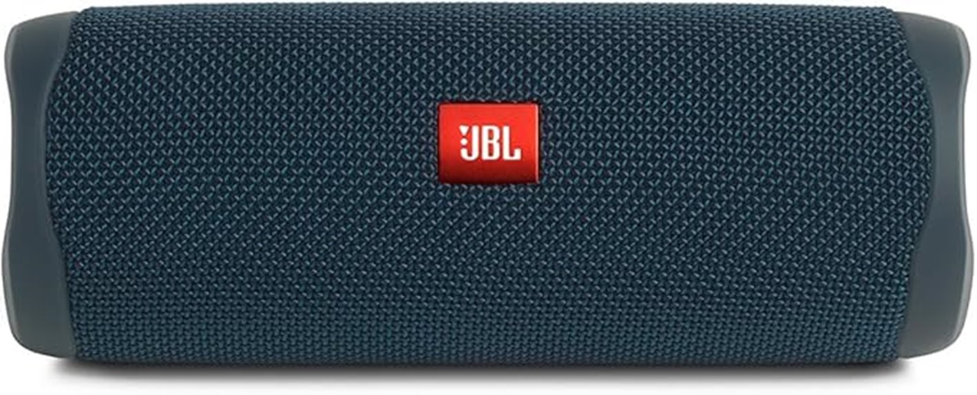 blue waterproof portable speaker