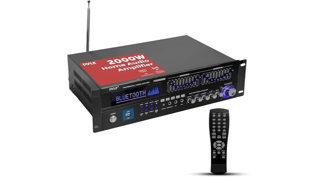 bluetooth home amplifier 2000w