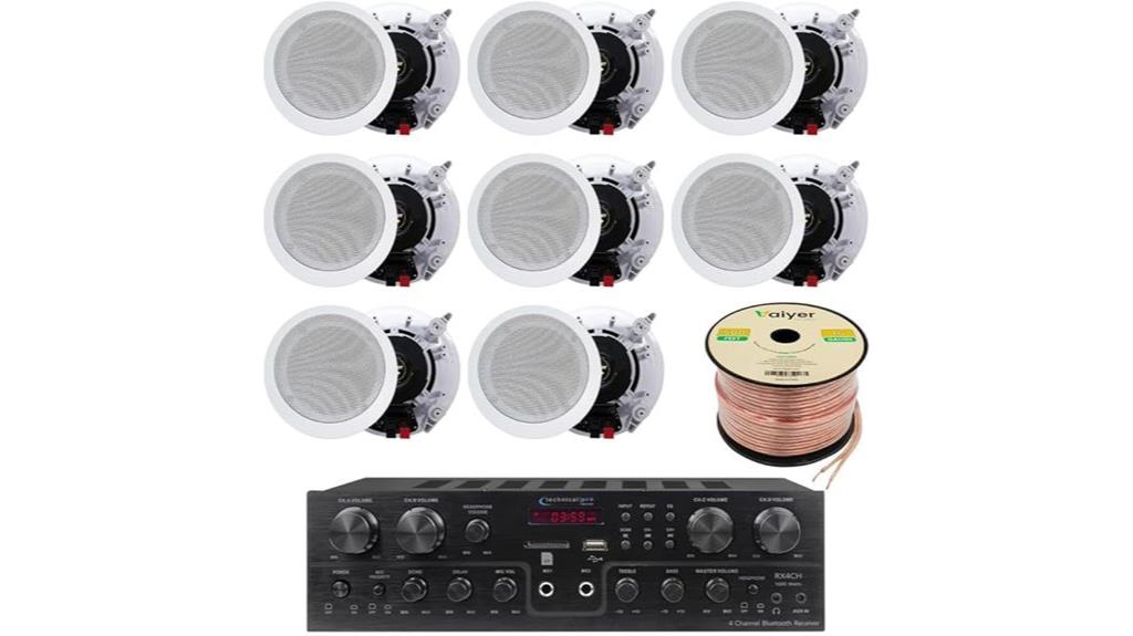 bluetooth wall mounted home theater