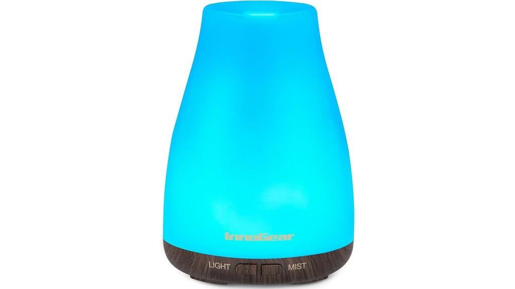brown base essential oil diffuser