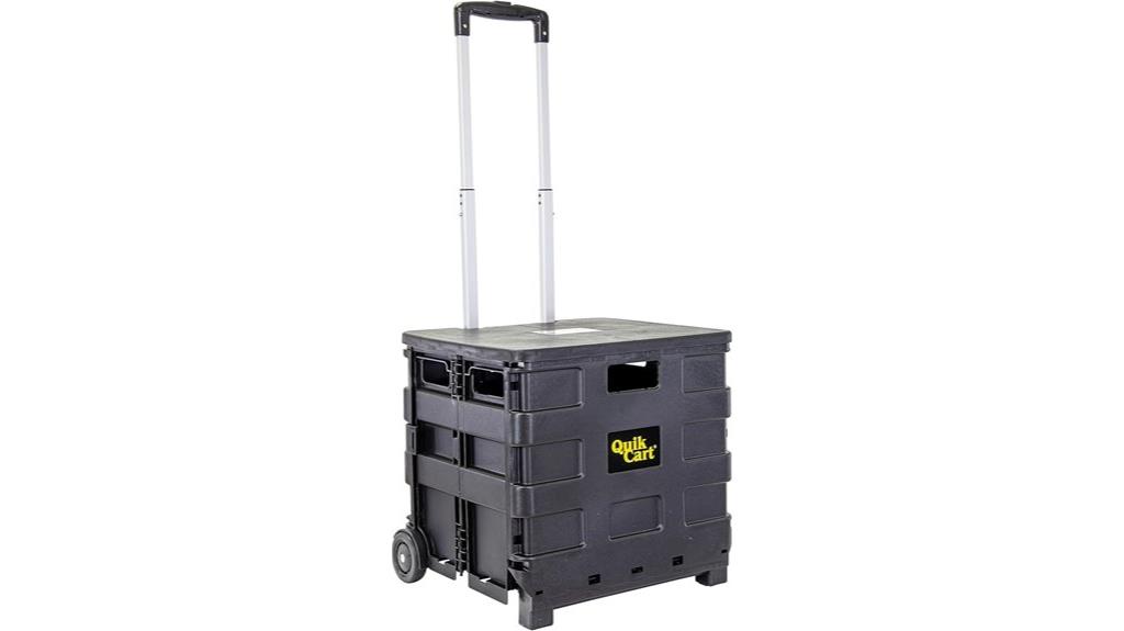 collapsible rolling sports cart