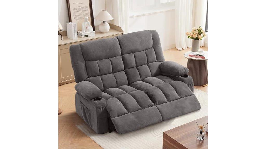 comfortable reclining loveseat