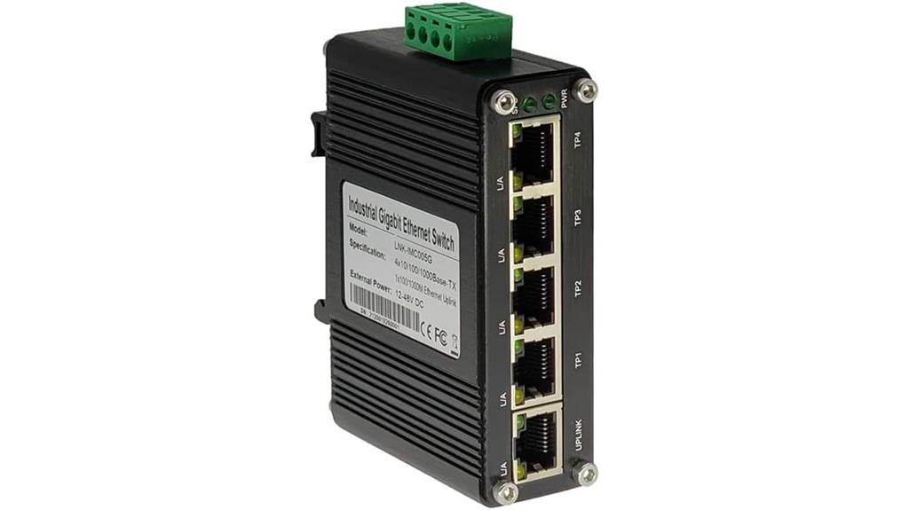 compact industrial ethernet switch
