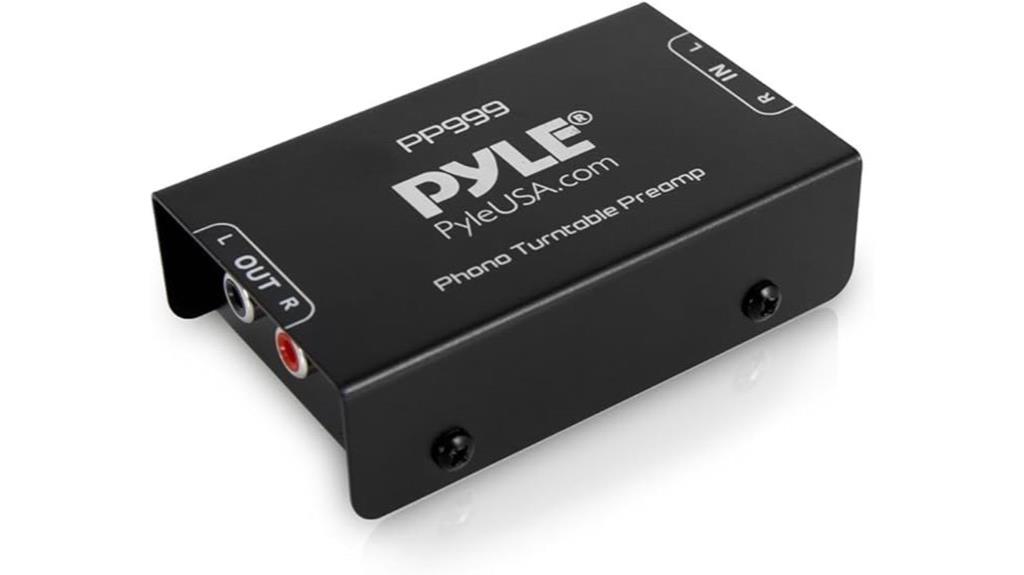 compact turntable preamp with rca