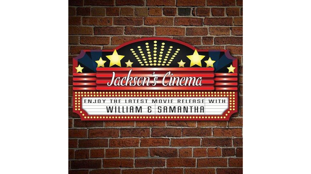 custom movie room sign