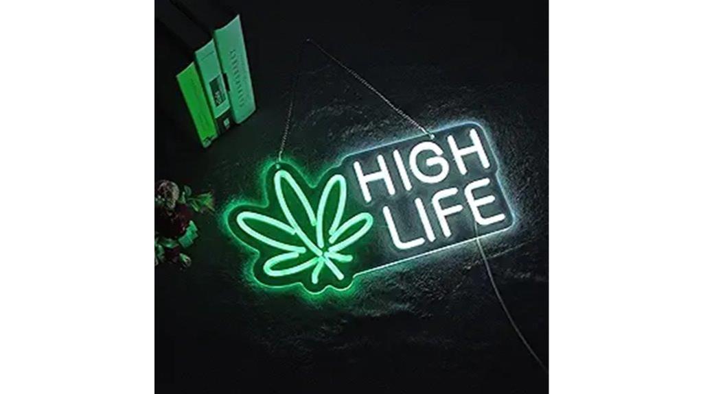 dimmable neon bar sign