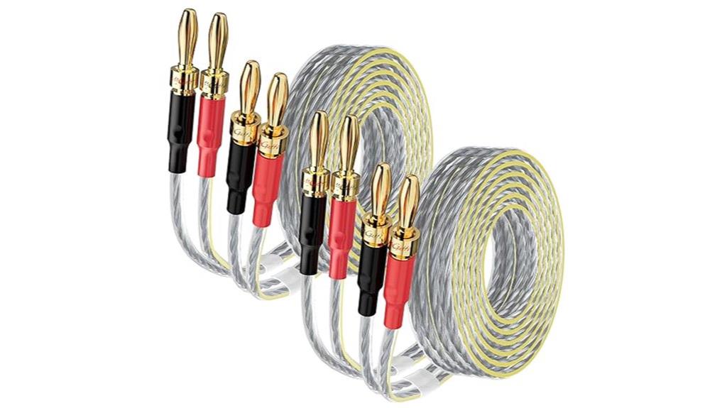 dual 16 2 speaker cables