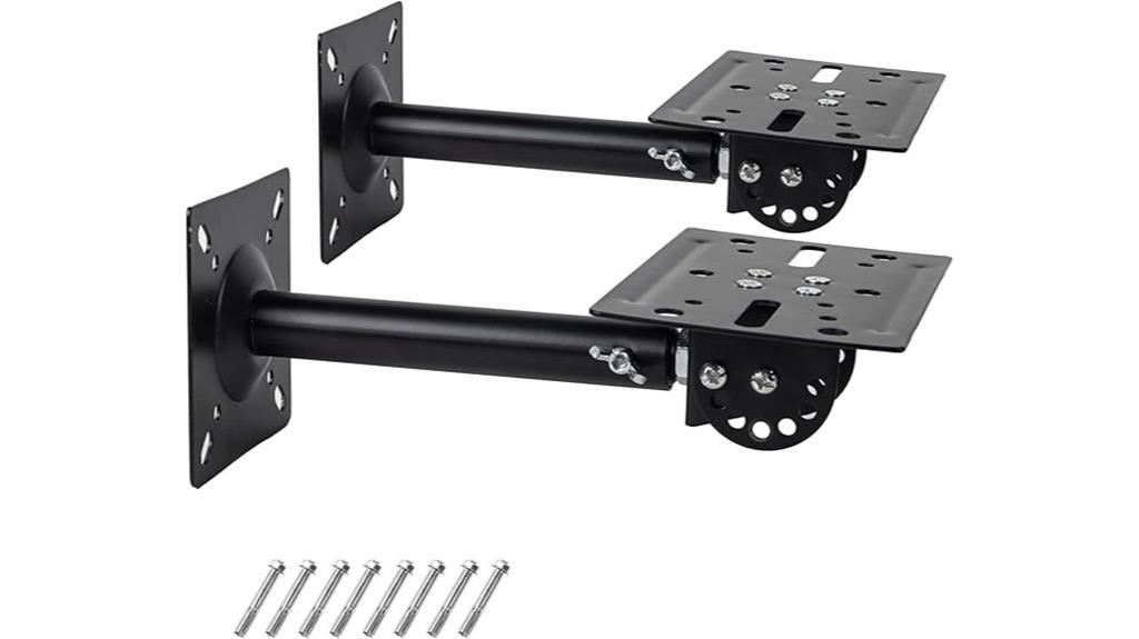 dual heavy duty speaker mounts