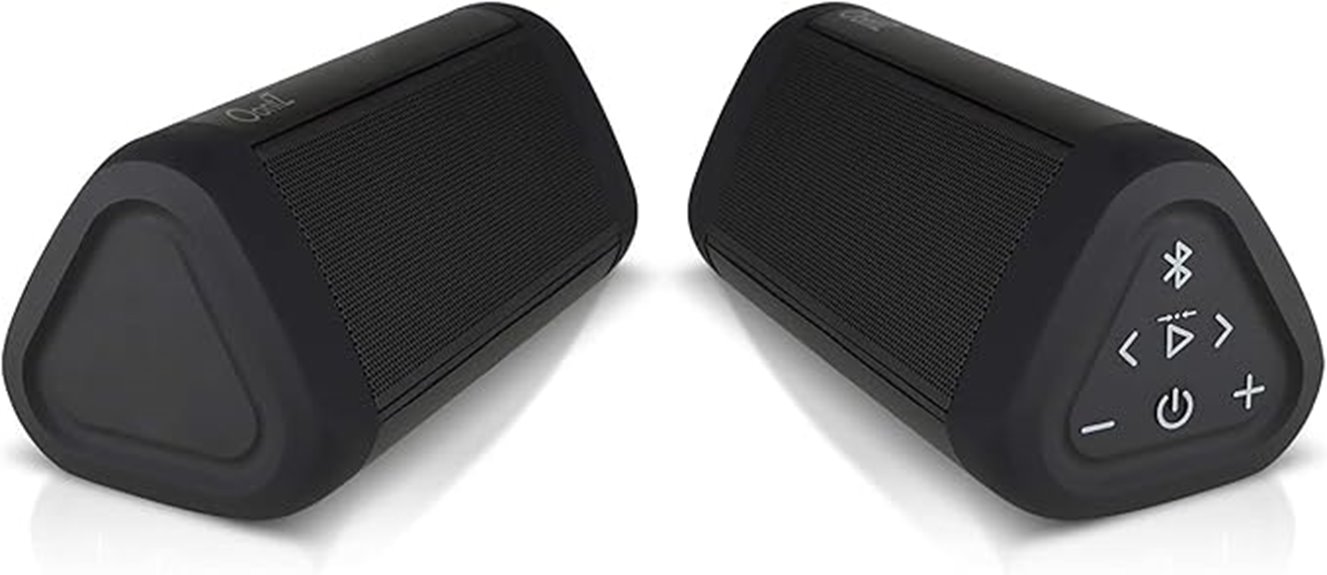 dual portable bluetooth speakers