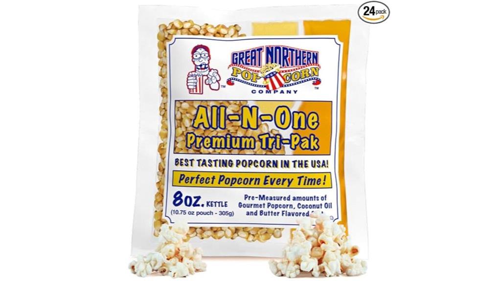eight ounce popcorn packets
