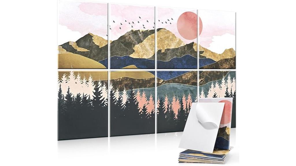 eight piece acoustic panel set