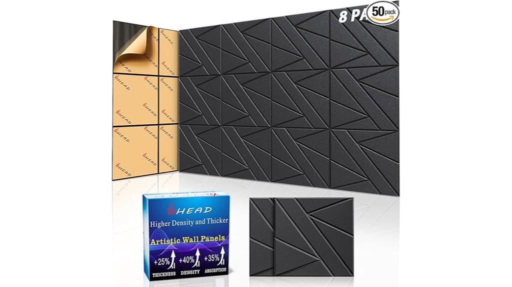 eight piece adhesive panels