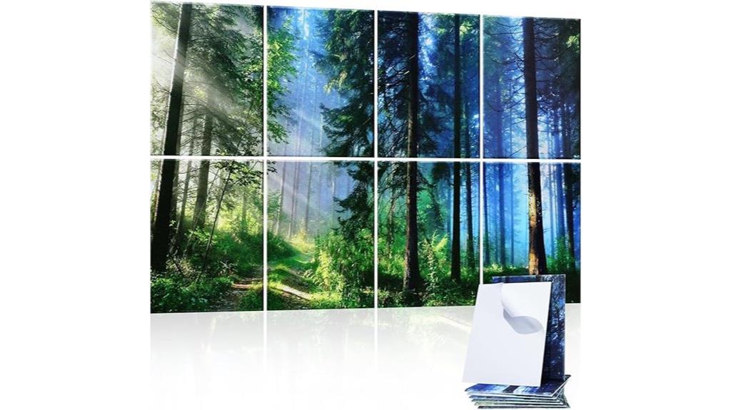 eight piece soundproof panels