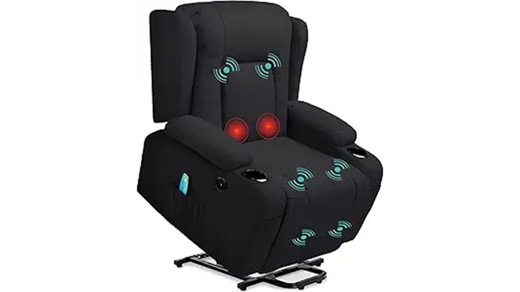 electric recliner with massage