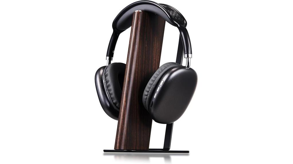 elegant desk headphone holder