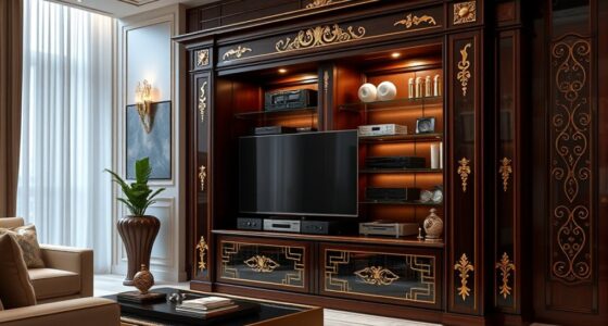 elegant luxury media storage