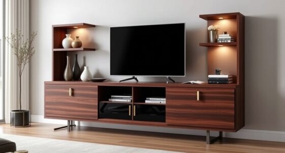elegant versatile media furniture