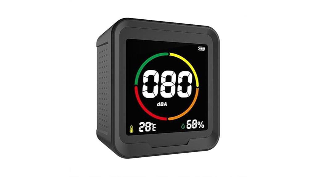 enhanced led decibel meter
