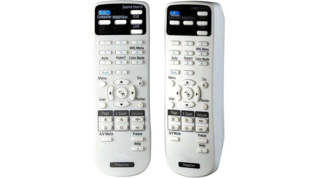 epson universal projector remote