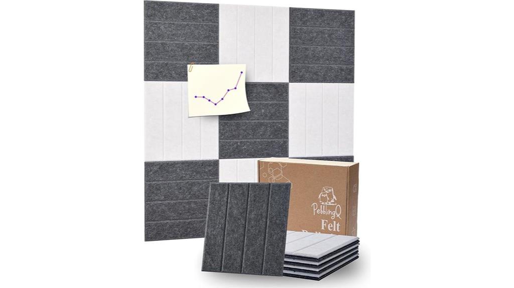 felt wall tile panels