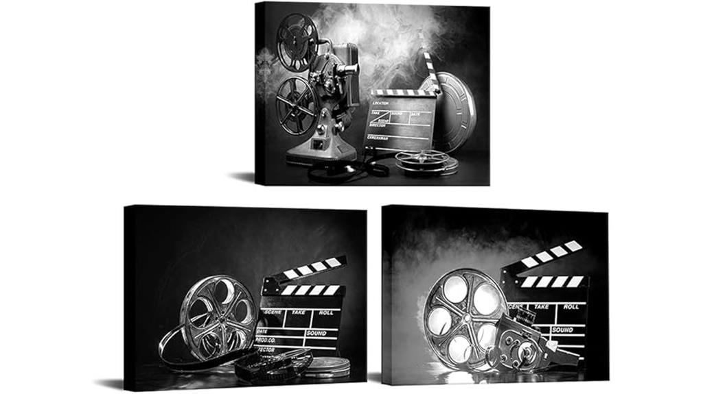 film reels wall art