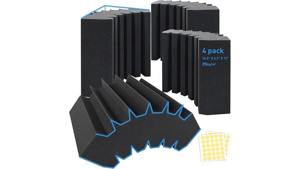 four pack corner bass traps