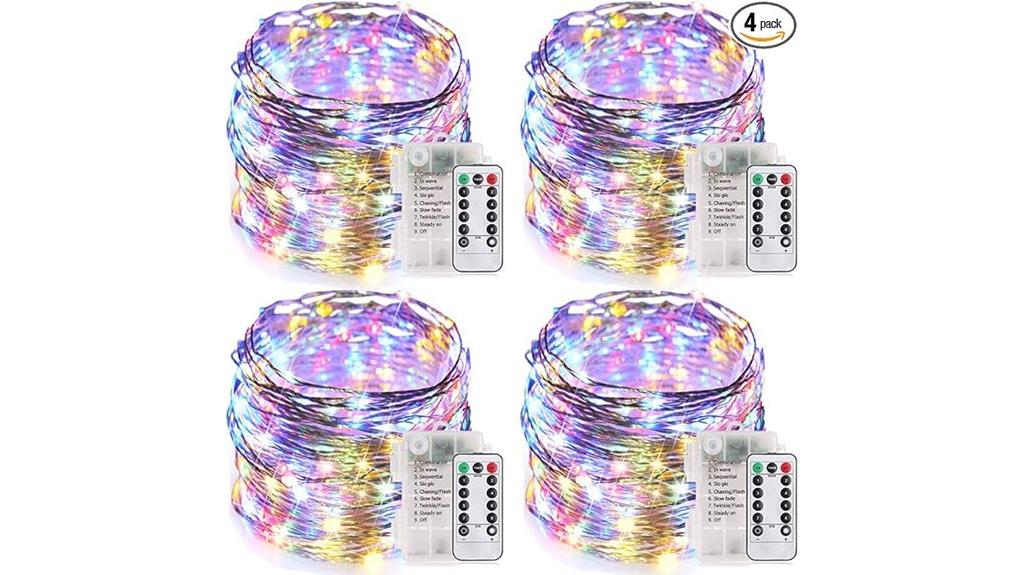 four pack fairy string lights