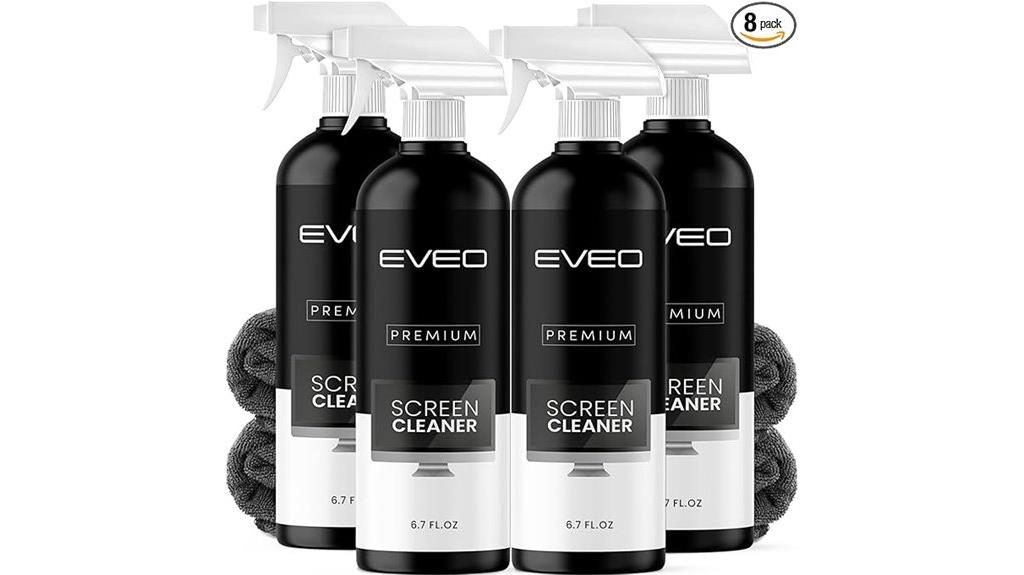 four pack screen cleaning kit