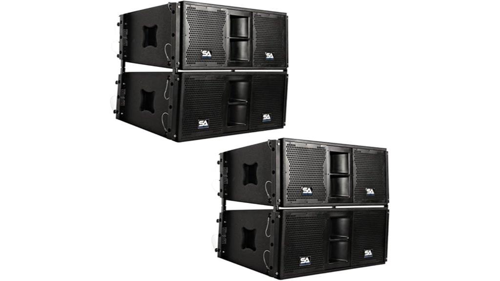 four passive line array