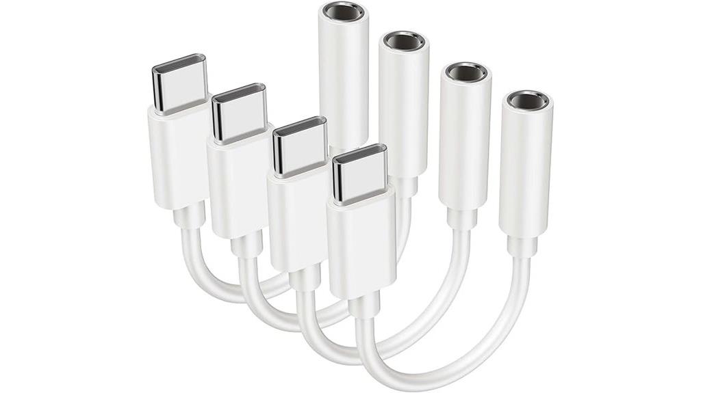 four piece usb c adapter