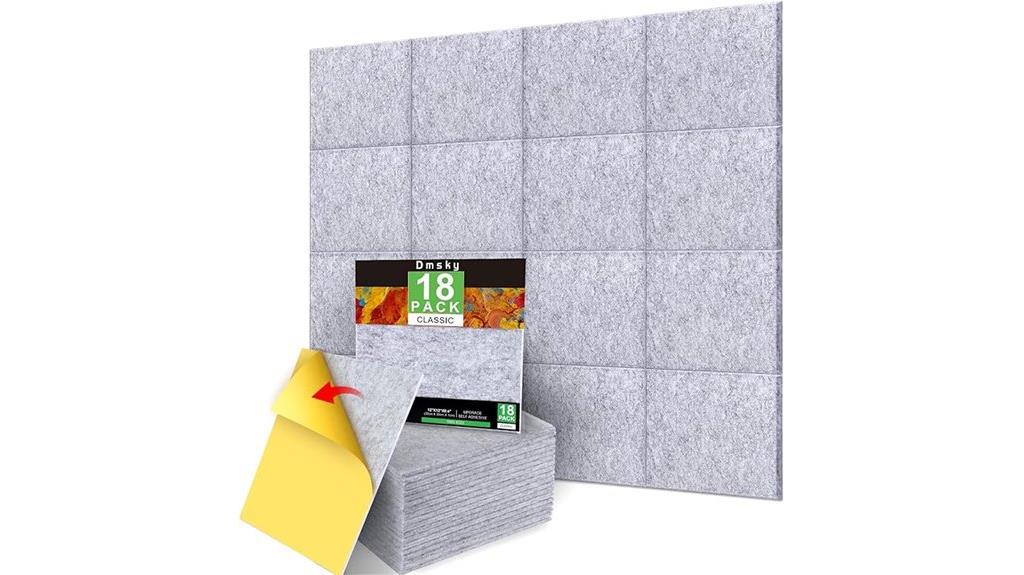 gray acoustic wall panels