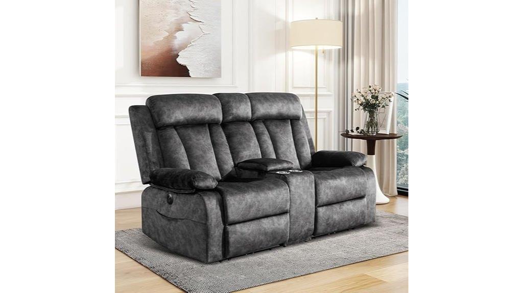 heated massage loveseat with usb