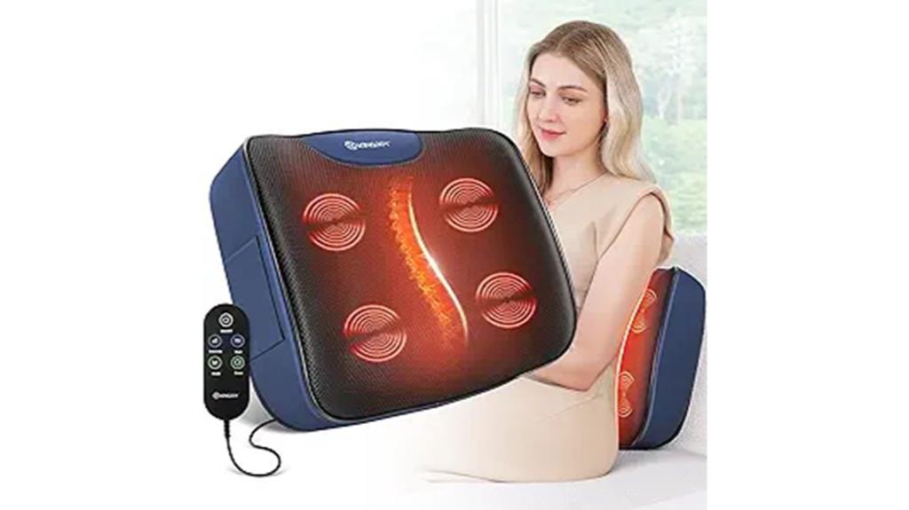heated massage lumbar pillow