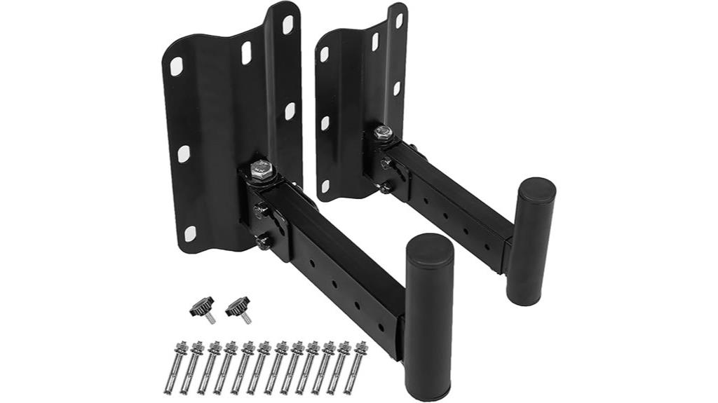 heavy duty black wall mount