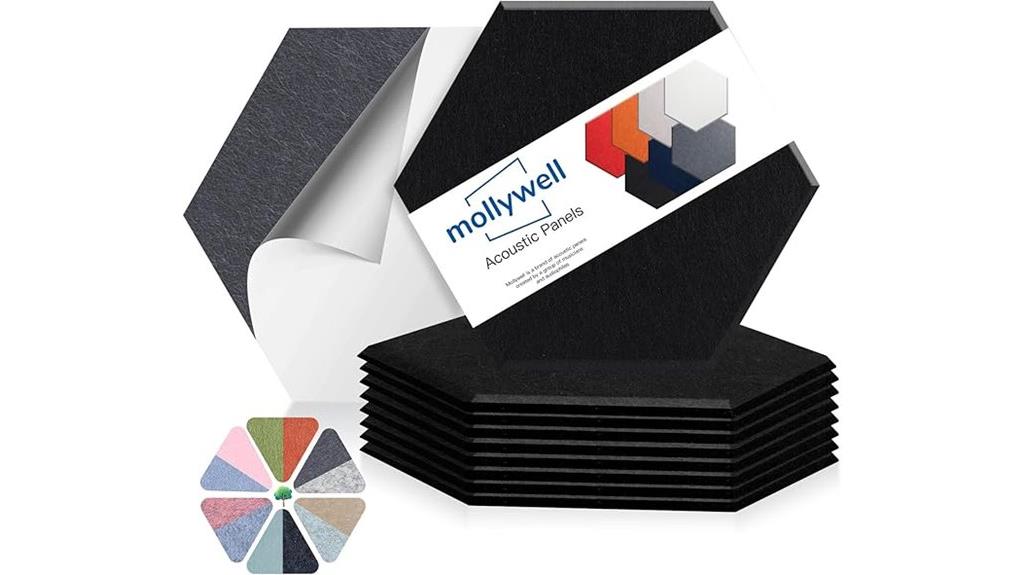 hexagon soundproof decoration panels