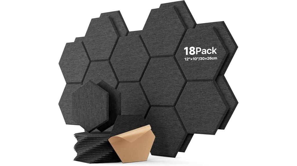 hexagon soundproof wall panels