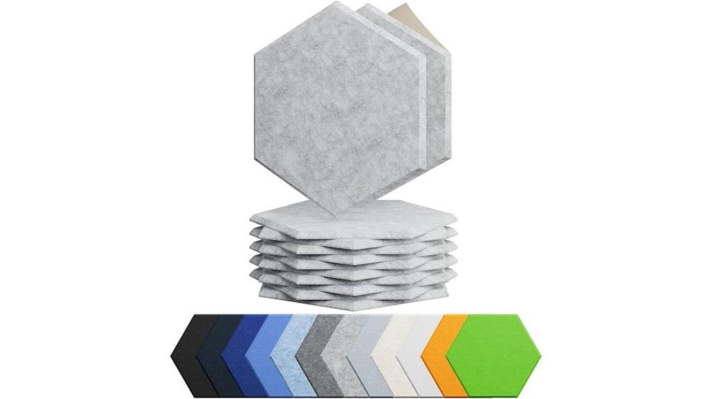hexagon wall soundproof panels