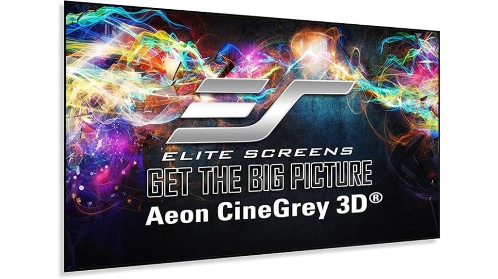high contrast cinegrey screen