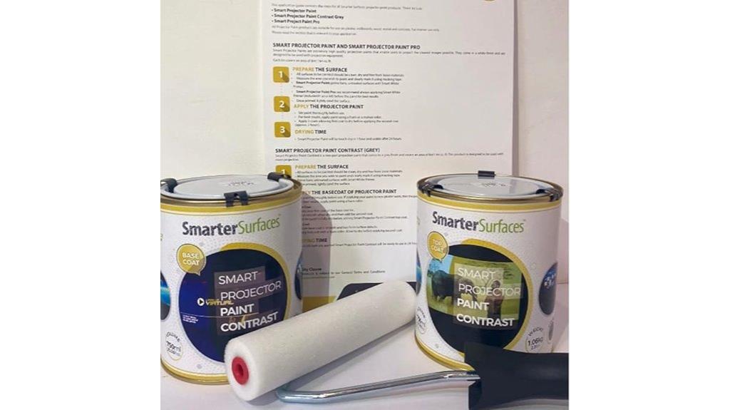 high contrast projection screen paint