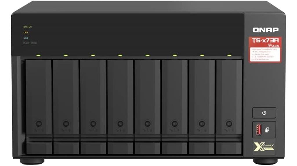 high performance 8 bay nas
