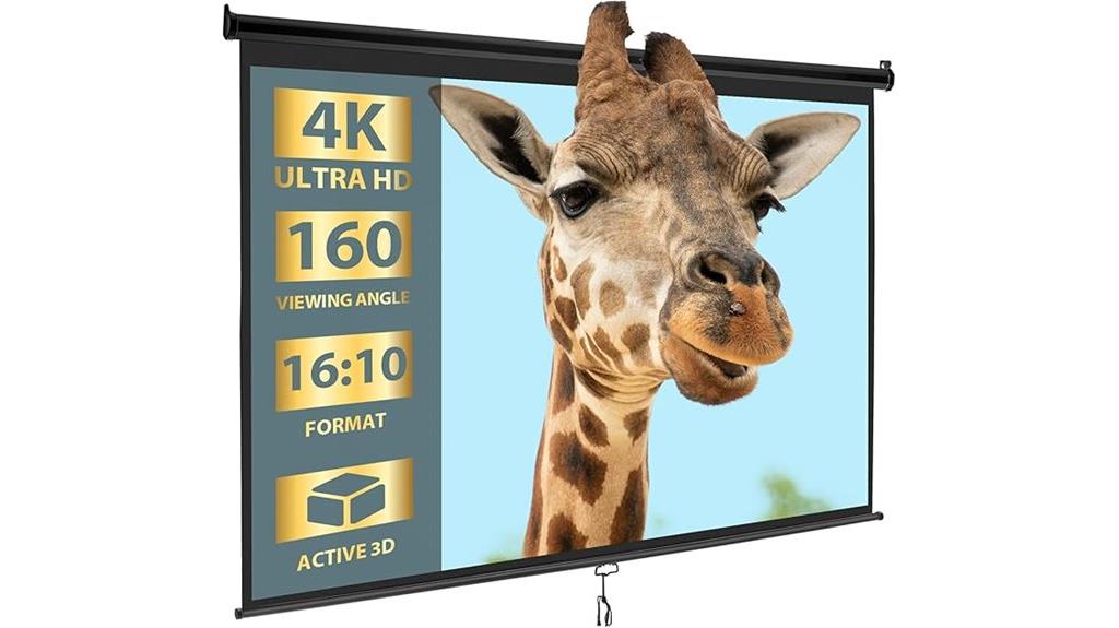 high quality 16 10 projector screen