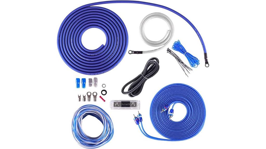 high quality amplifier wiring kit