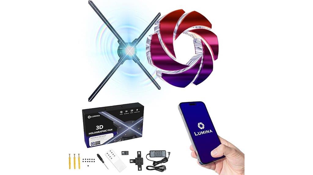 holographic fan with hd