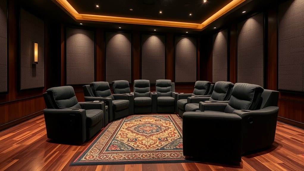home theater flooring factors