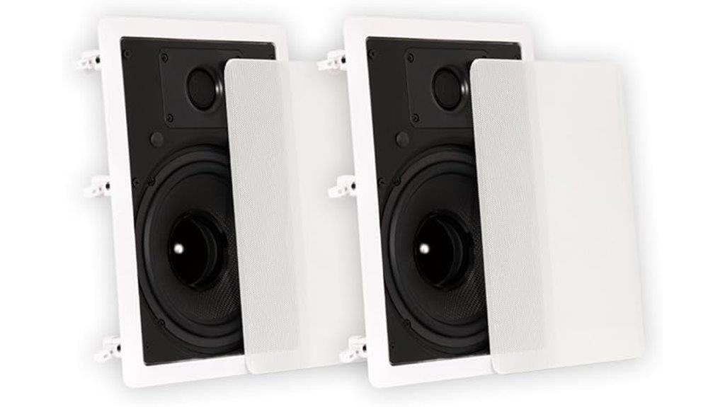 in wall 8 speaker pair