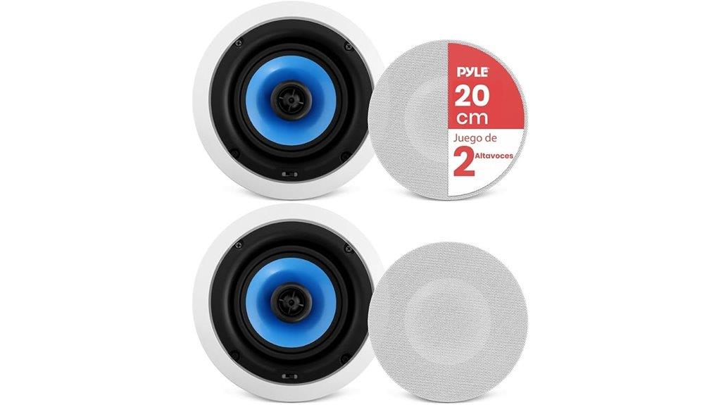 in wall ceiling speaker pair