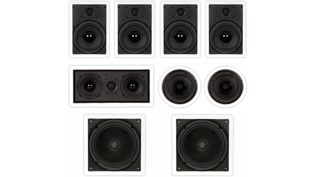 in wall ceiling speaker system