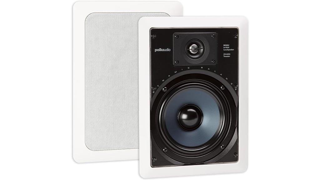 in wall speaker pair