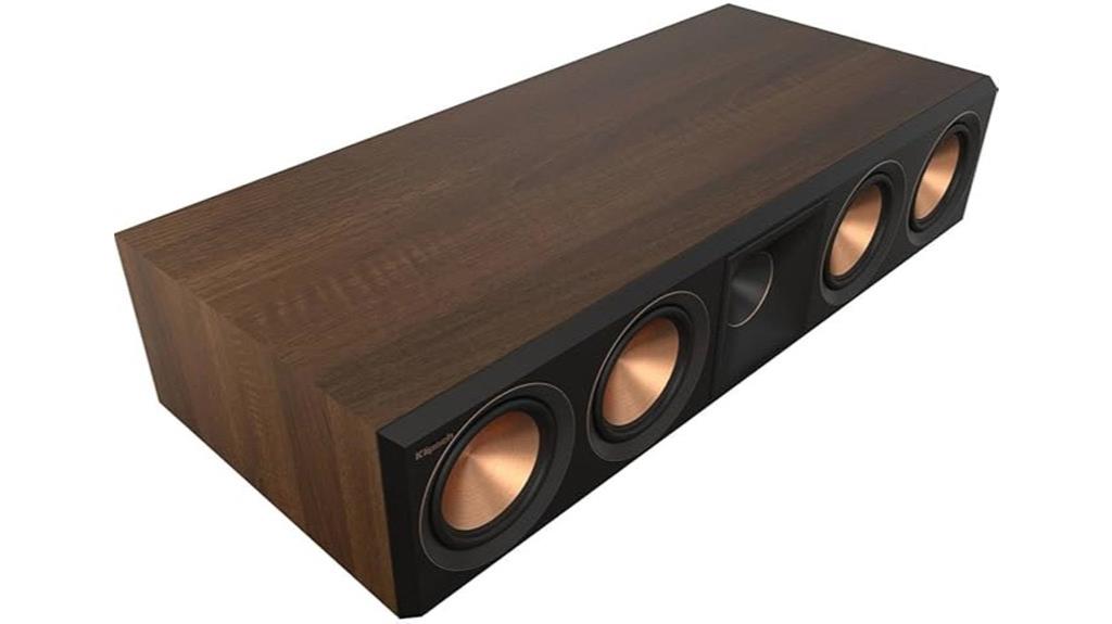 klipsch walnut center speaker
